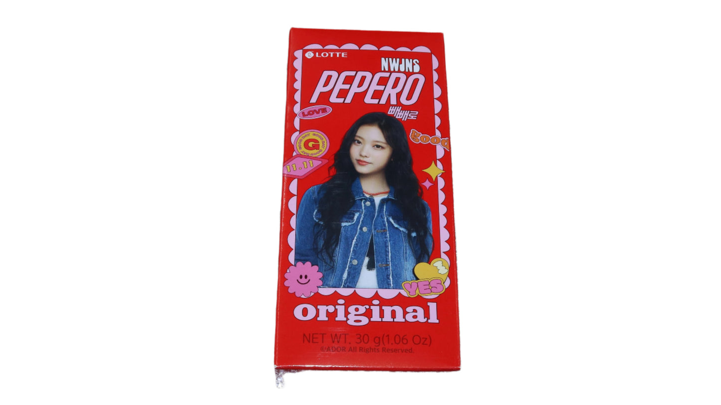 Lotte Pepero Original - Chocolate-Coated Biscuit Sticks
